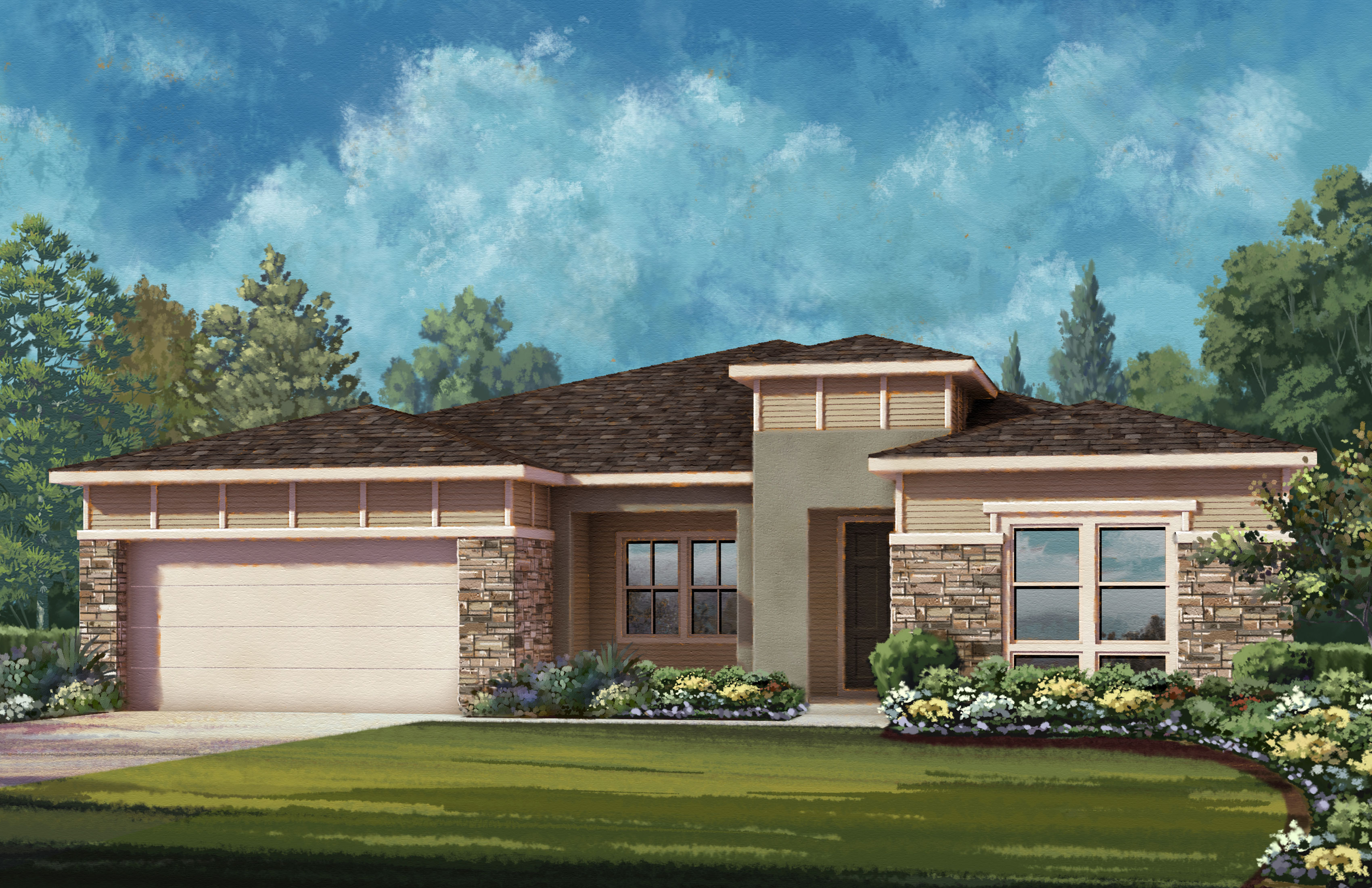 Two collections of homes will be available at the community, the Landmark and Pinnacle collections, with models to be unveiled during the grand opening weekend of February 15-16.