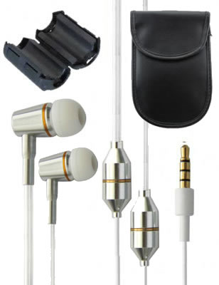 RF Safe Air-tube Headsets For Apple iPhone and Samsung Galaxy Smartphones