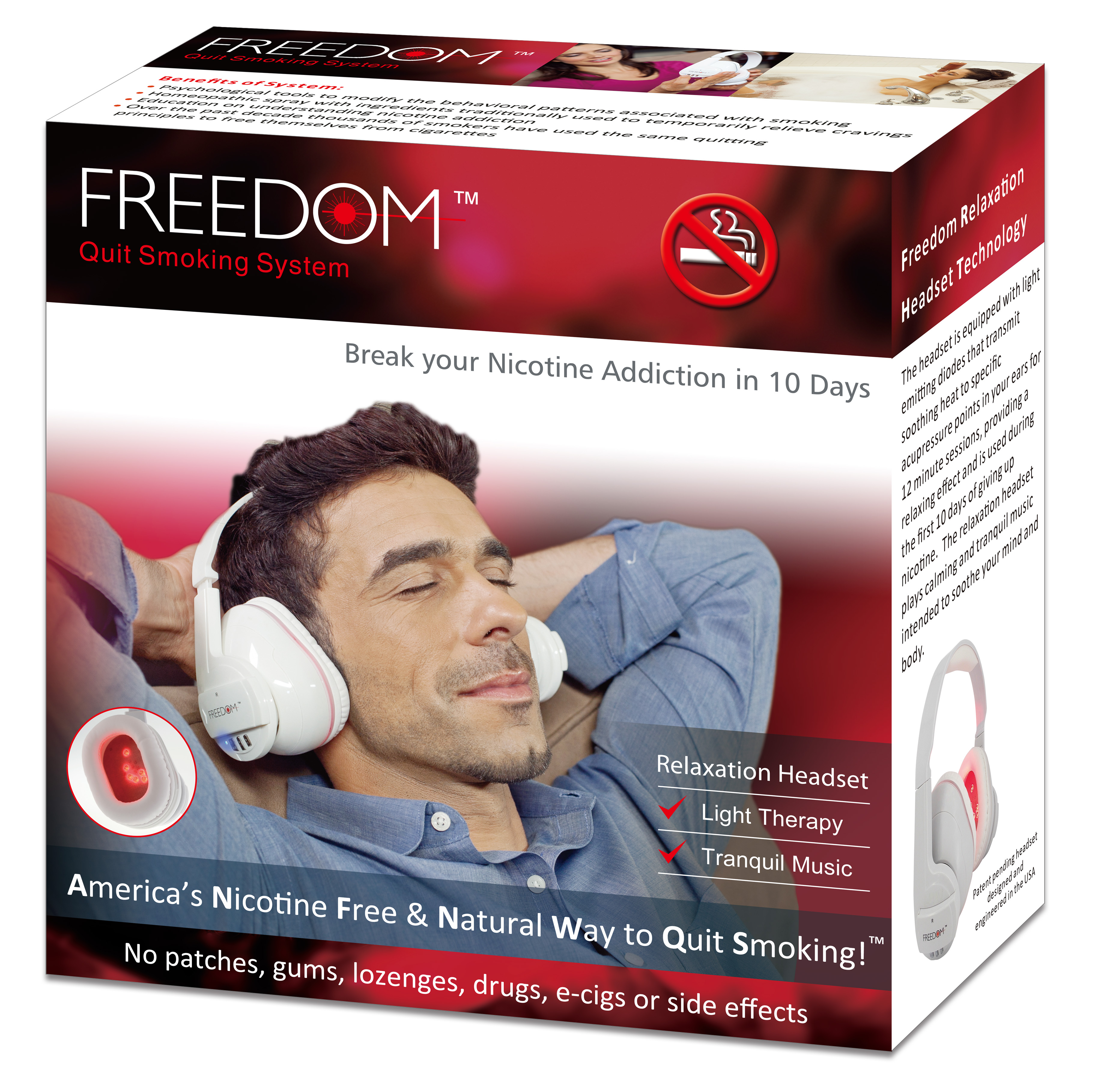 Freedom Quit Smoking System retail packaging