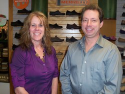 Family Footwear Center Owners, Scott and Laura Feathers
