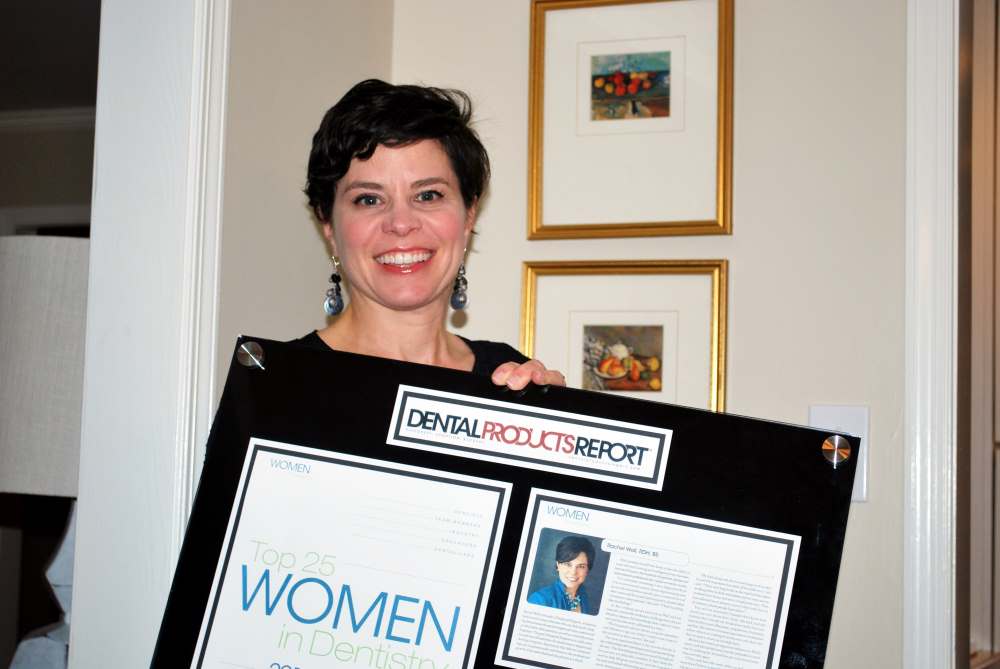 Rachel Wall holds award, named one of the Top 25 Women in Dentistry