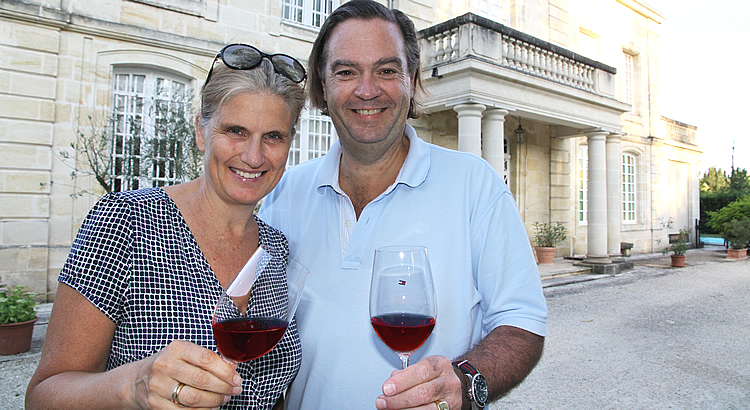 Ronald and Margaret Rens your hosts for your Bordeaux Wine Experience