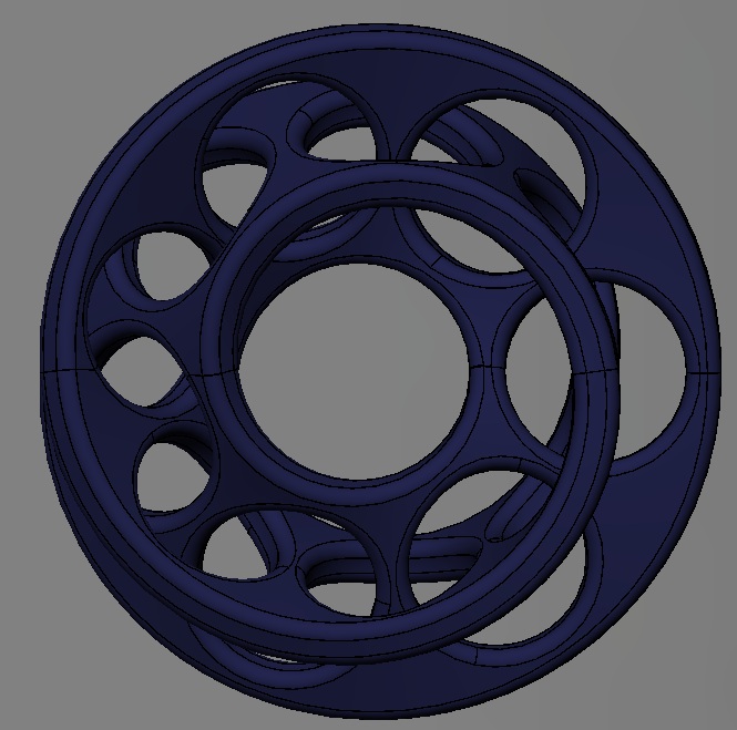 Mobius (infinity) Loop, CAD rendering