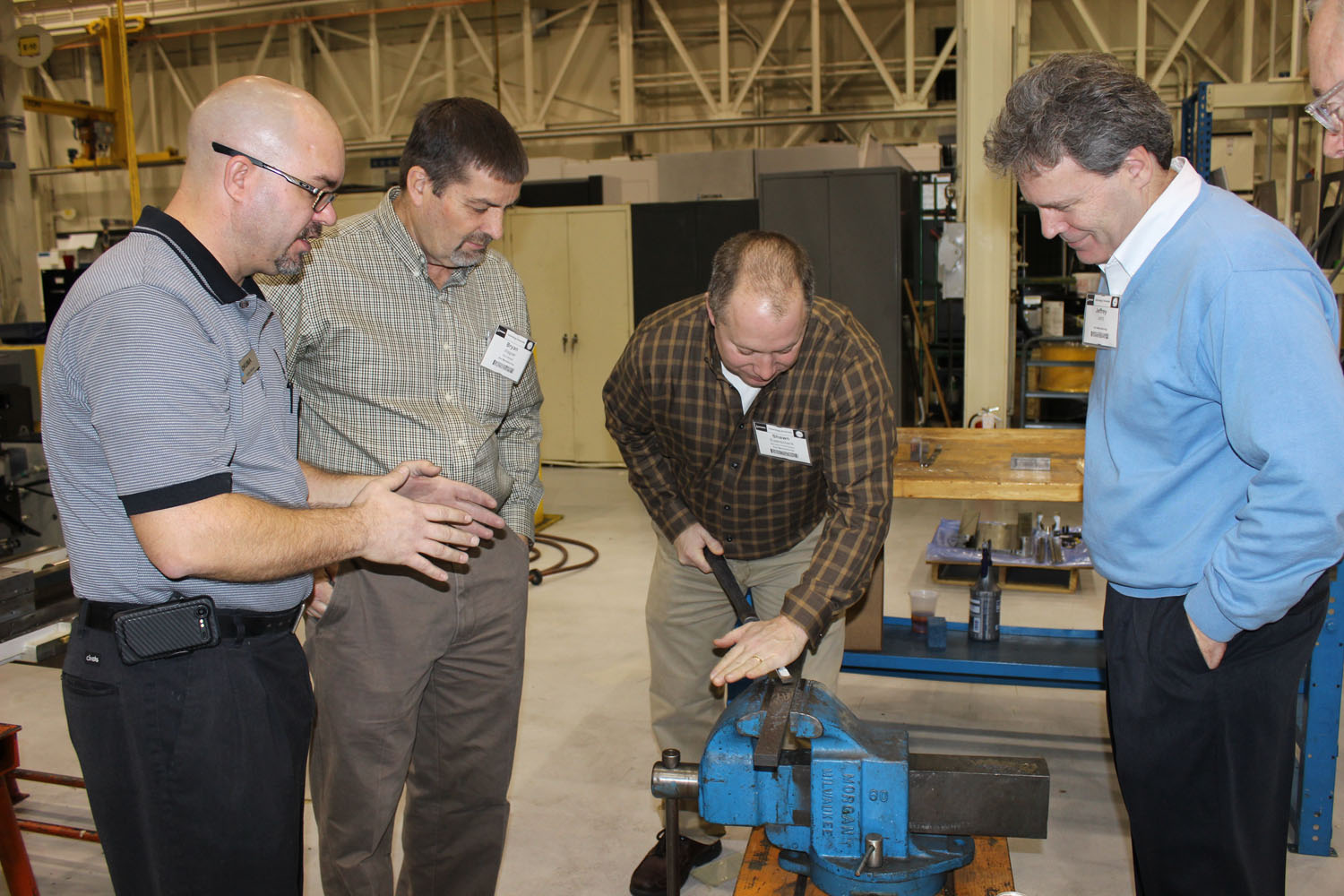 Hand scraping adds to the accuracy and reliability of CNC machine tools