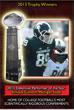 2013 CFPA National Defensive Performer of the Year - Shilique Calhoun