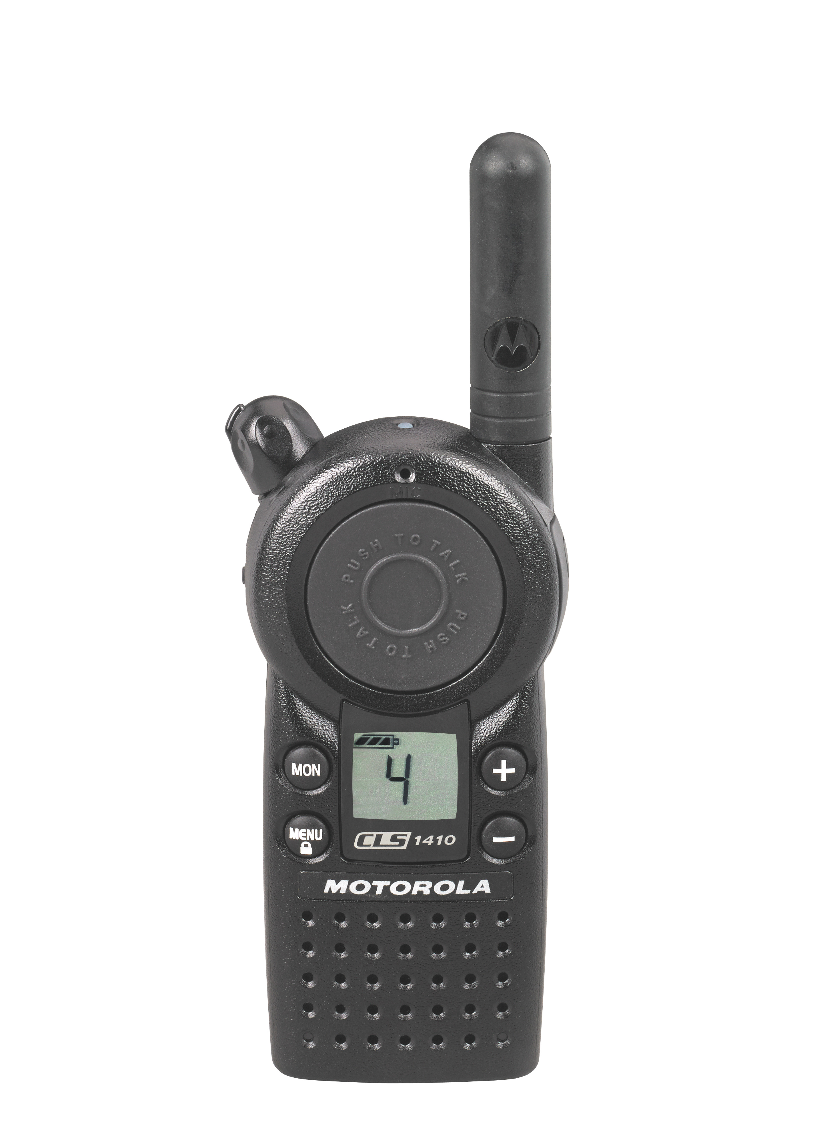 The Motorola CLS Series two-way radios are compact, lightweight, and compatible with a variety of accessories.