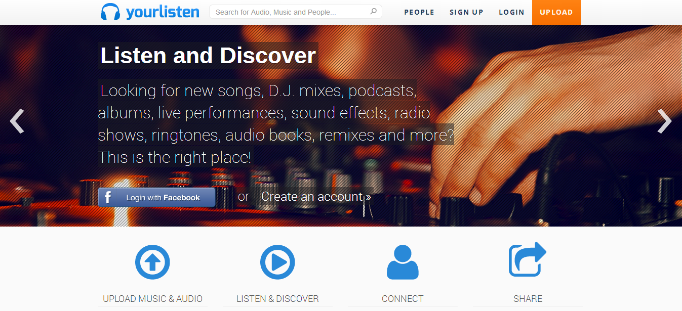 YourListen.com making music and audio simple, social and central.