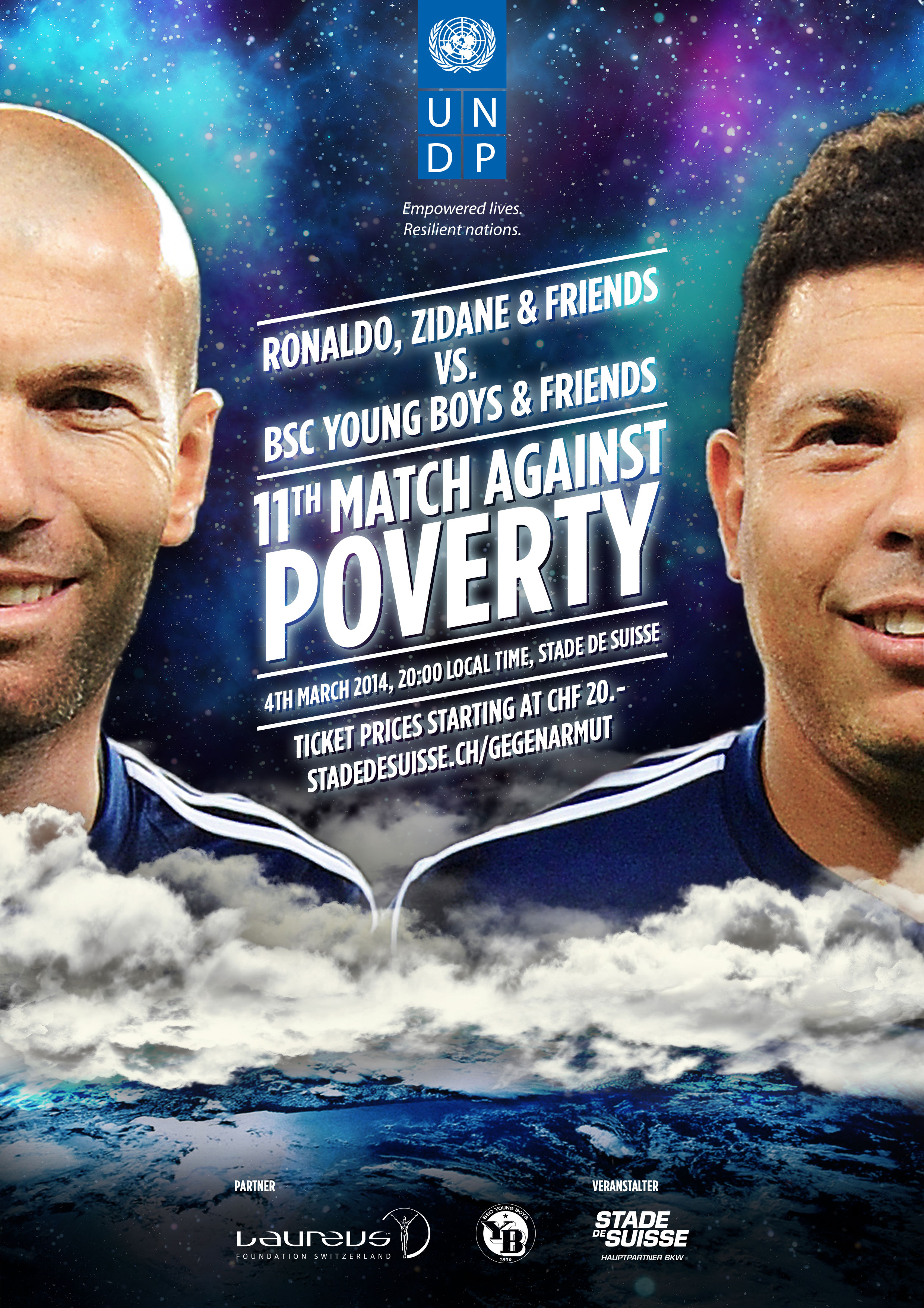 Deco, Nedved, Roberto Carlos and Referee Collina, to Join Ronaldo and Zidane in 11th Annual Match Against Poverty
