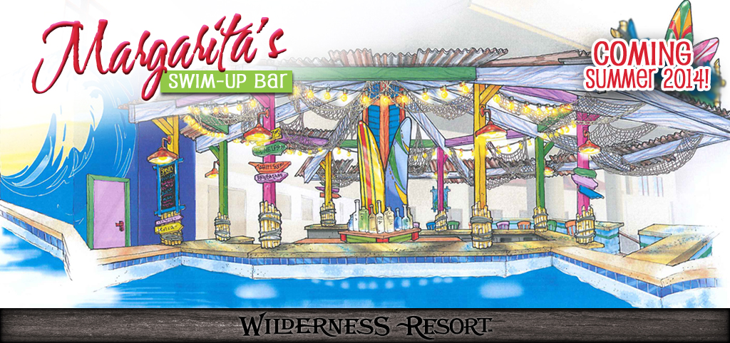 Margarita's Swim-Up Bar - Coming to the Wilderness Resort May in 2014