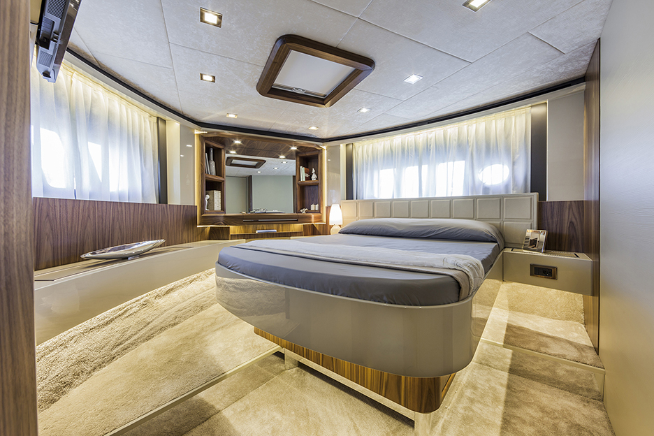 Absolute Yacht spacious bedroom