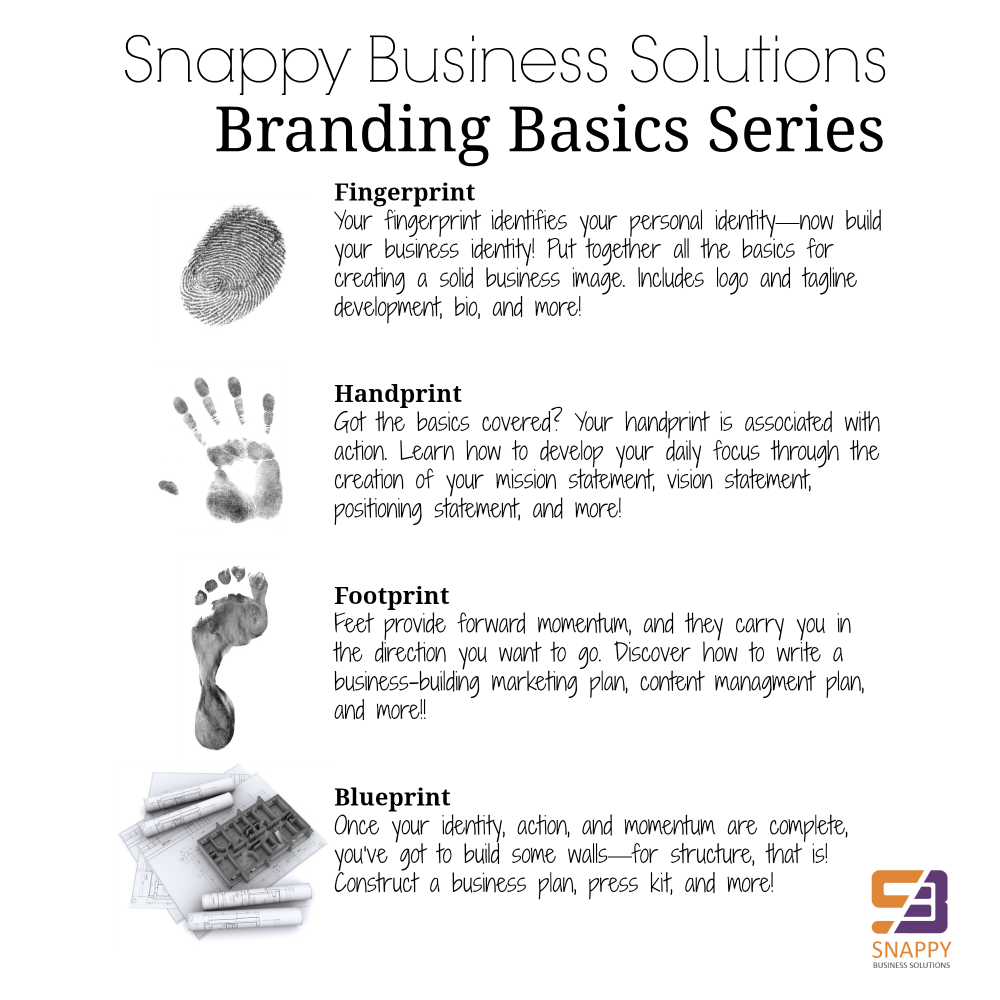 Snappy Business Solutions, Branding Basics Series