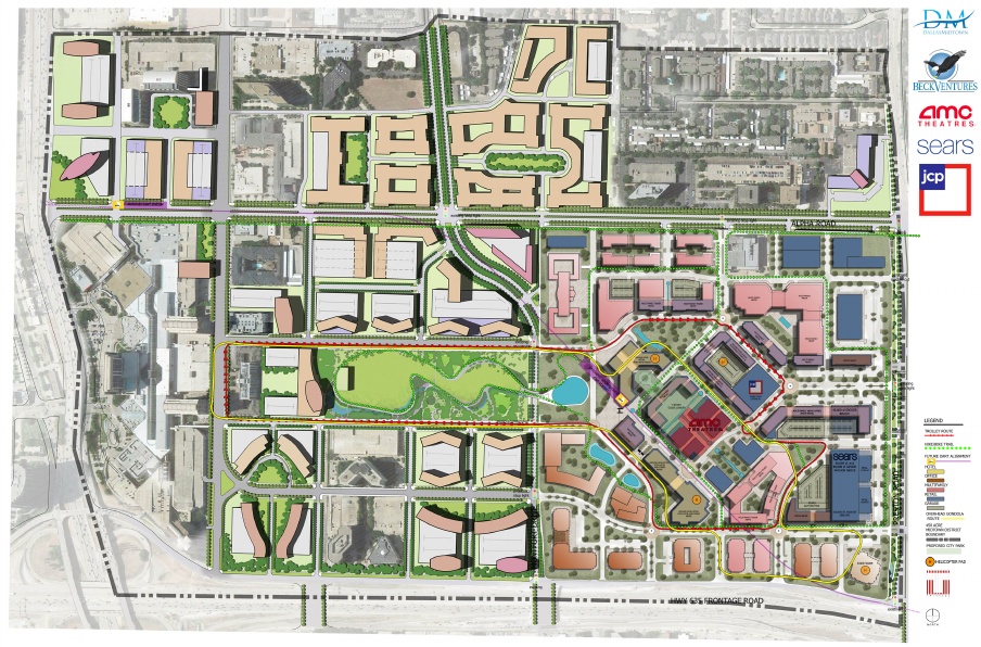 Dallas Midtown Redevelopment Site Plan