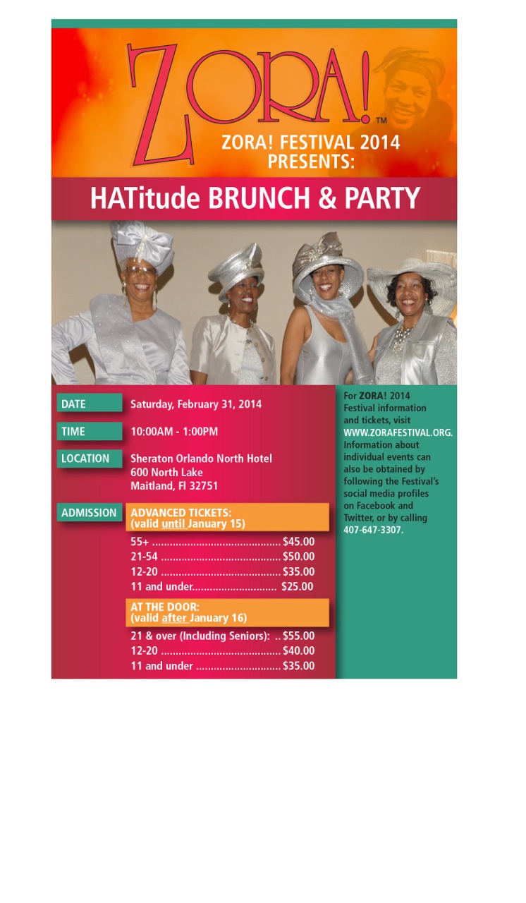 HATitude Brunch & Party where the participants are the stars