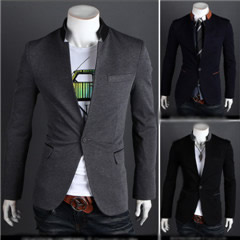 3-Ruler Special Contrasting Color Casual Suit