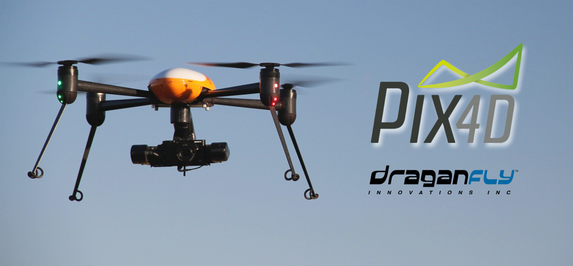 Draganflyer X4-ES and Pix4D