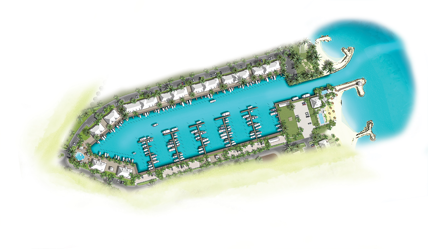 The Marina at Palm Cay rendering