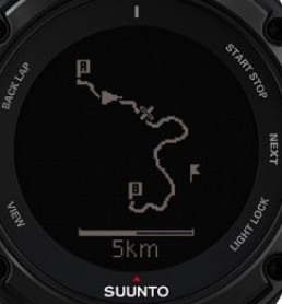 On Screen Trackback Can Be Very Useful If You Get Lost, Suunto Ambit 2 Saphire Delivers
