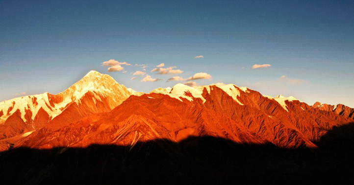 Sunrise over Himalayas
