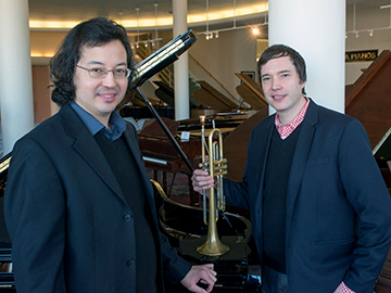 Pianist Ben Stolorow and trumpeter Ian Carey.