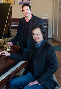 Trumpeter Ian Carey and pianist Ben Stolorow.