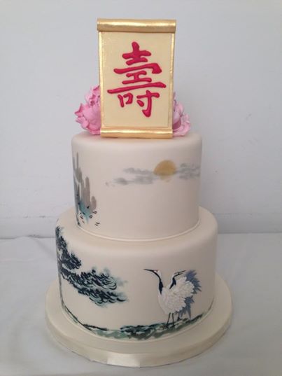 Silk Cakes - Hand painted creation