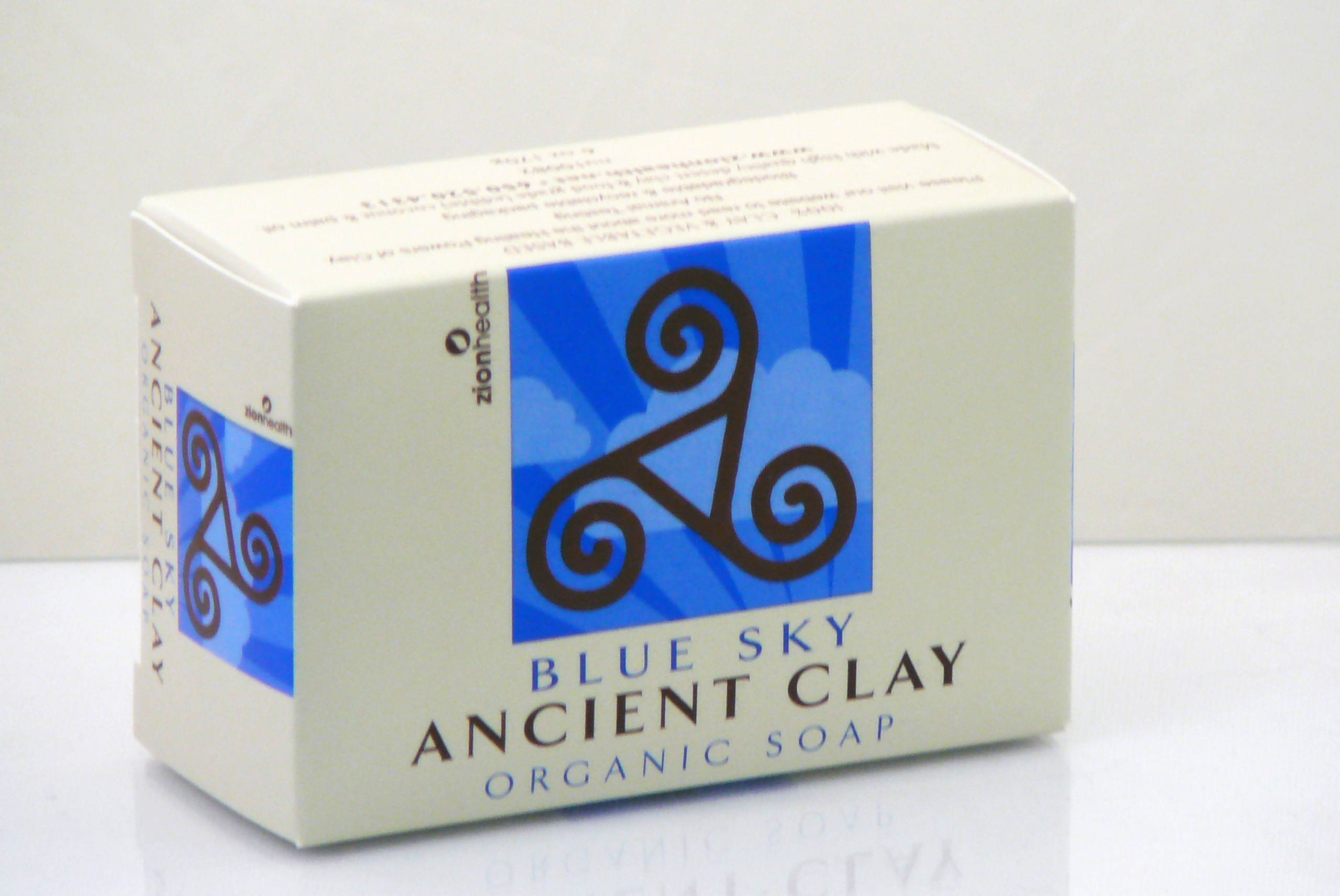 Ancient Clay Soap. Blue Sky.