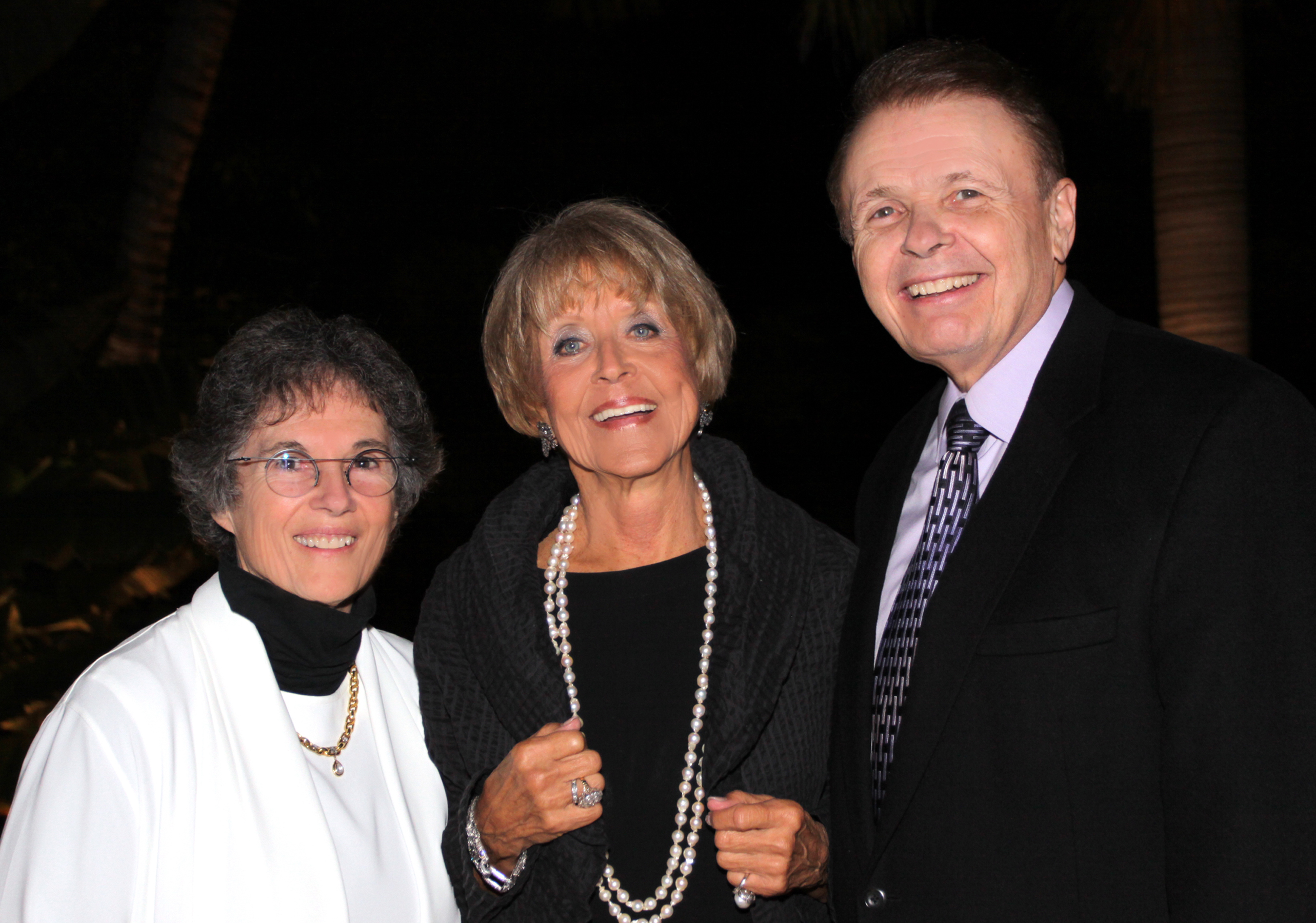 SMOA president Wendy Surkis, SMOA board member and Ringling College trustee Elaine Keating and Ringling College president Dr. Larry R. Thompson  (L-R)