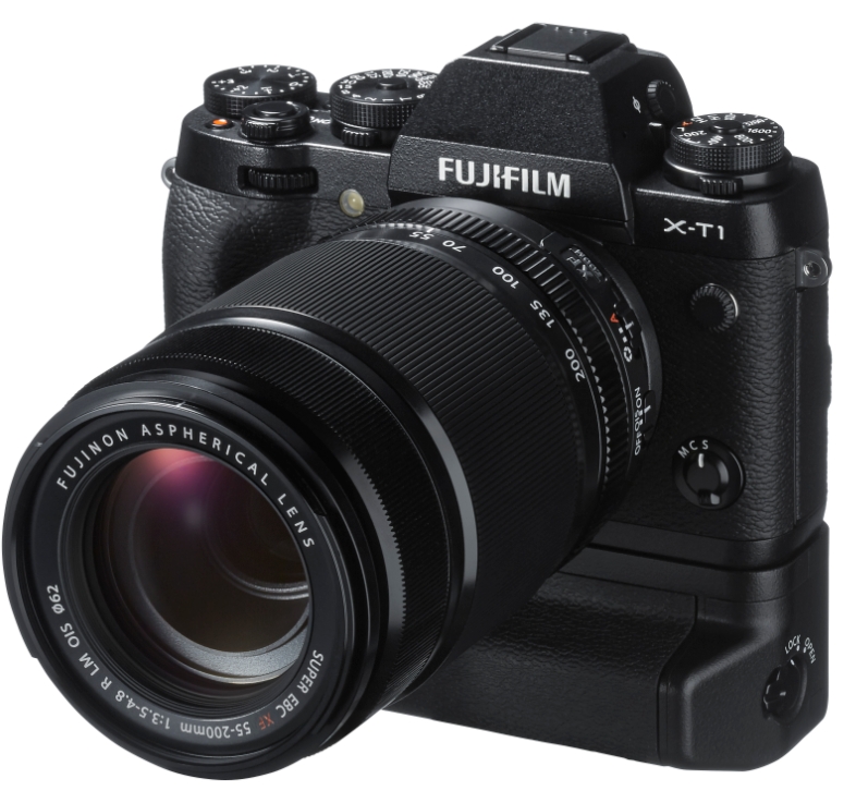 Fujifilm X-T1 Mirrorless Digital Camera with Grip
