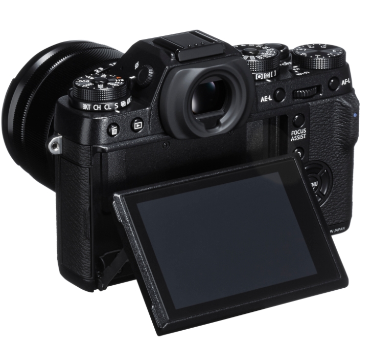 Fujifilm X-T1 Mirrorless Digital Camera with LCD Open