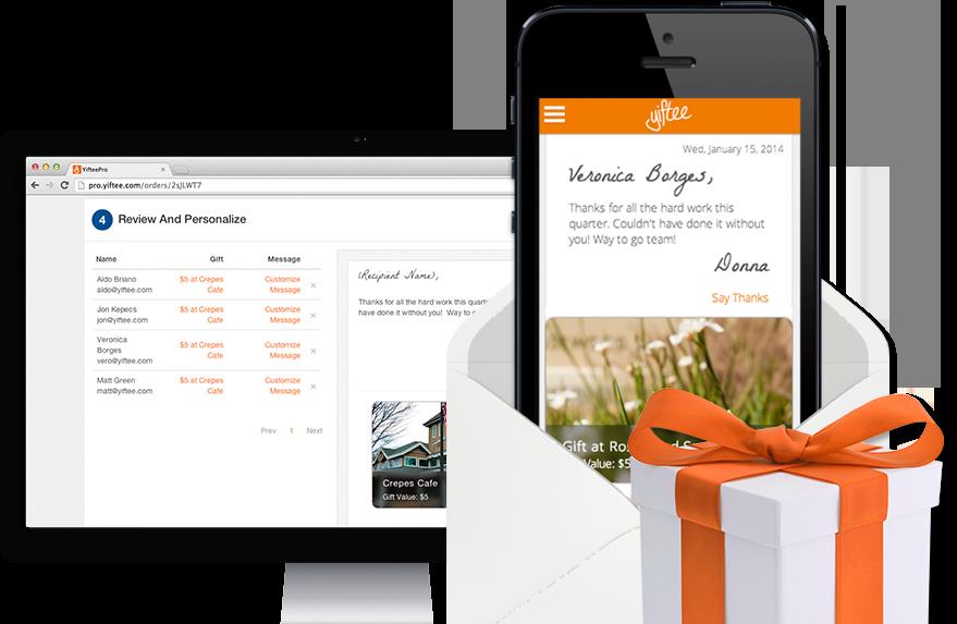 Yiftee is announcing YifteePro, a web service (pro.yiftee.com) that simplifies gifting for professionals and businesses.