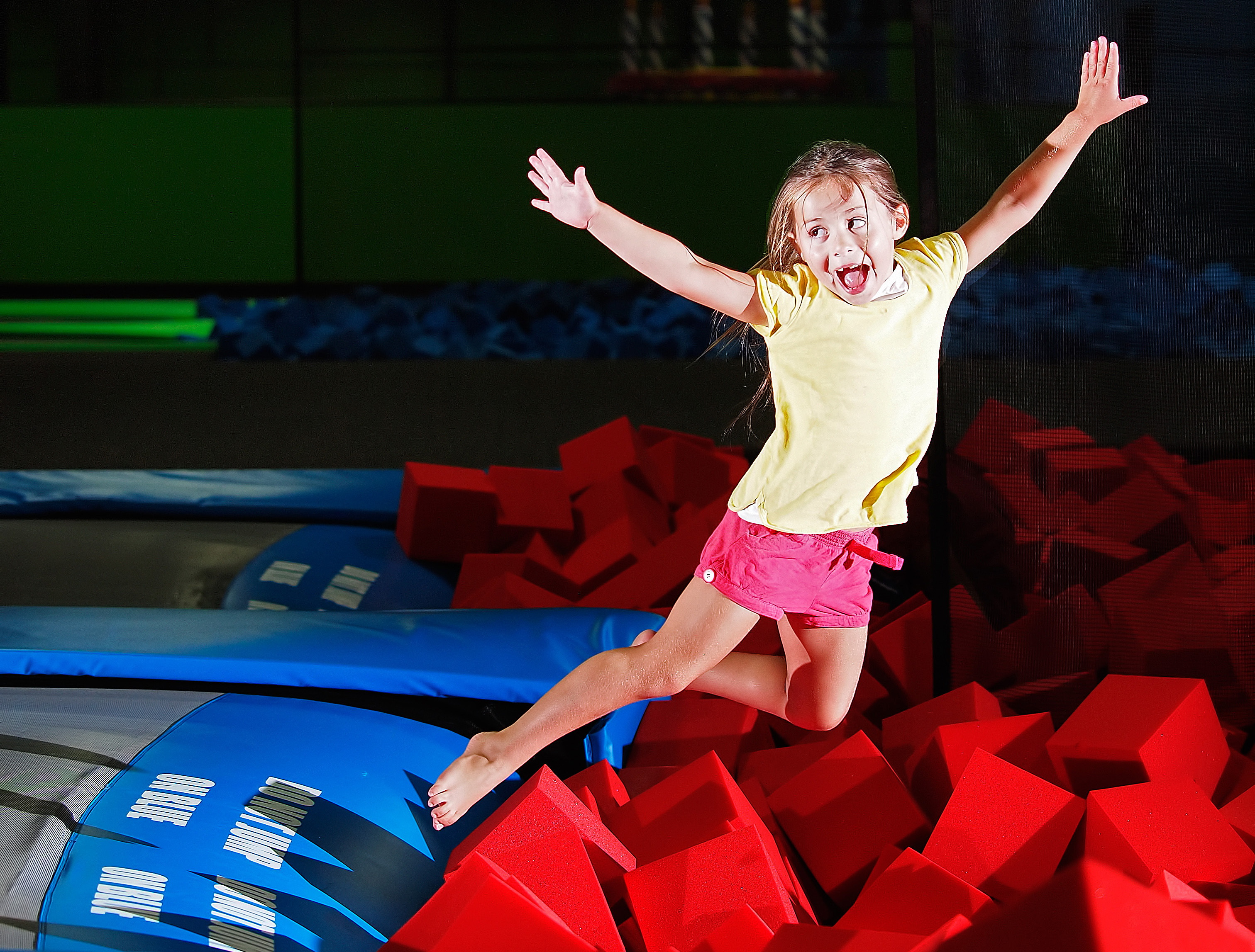 Kids of all ages love Bounce! Trampoline Sports