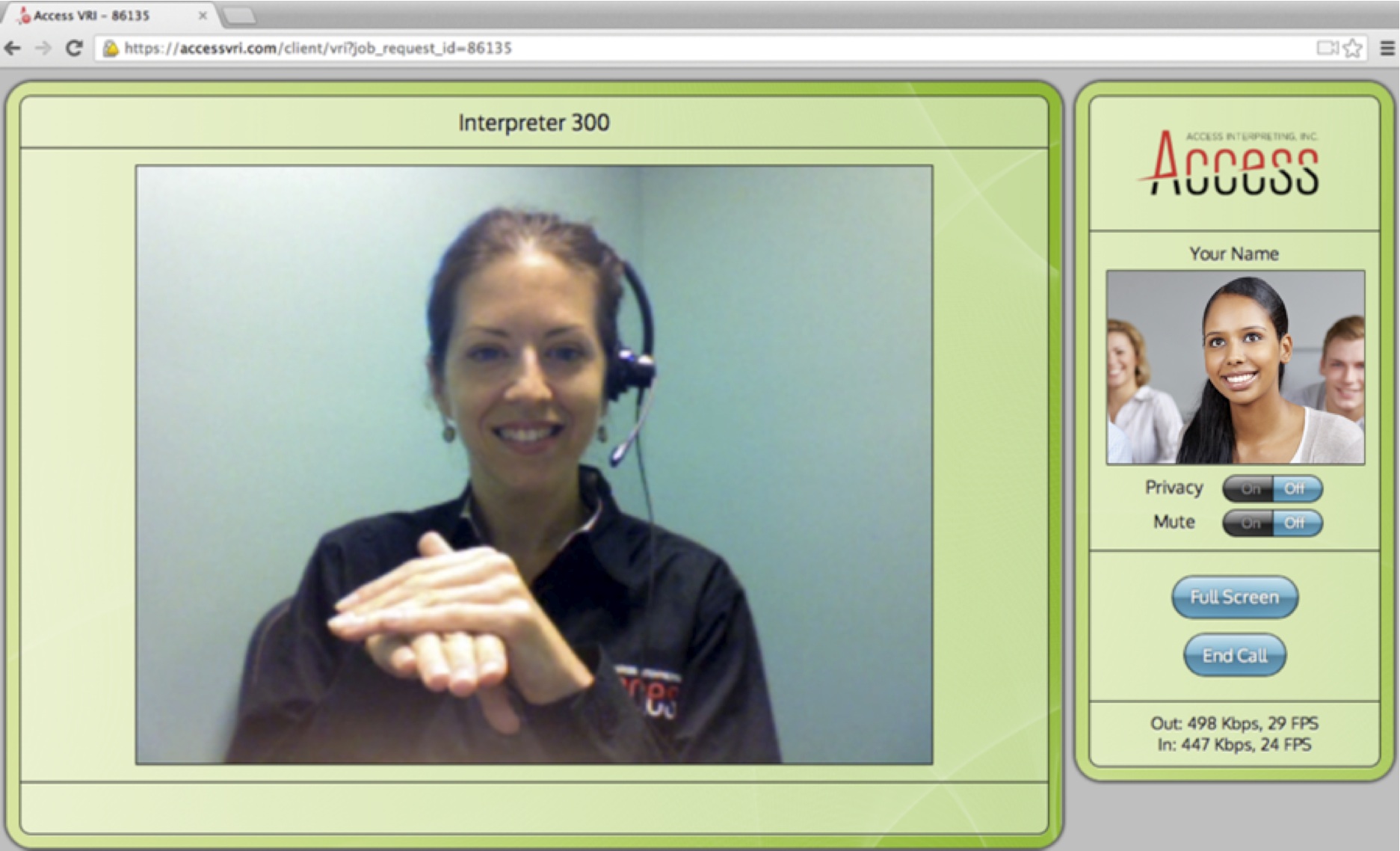 Access Interpreting, Inc. is proud to introduce its new Video Remote Interpreting service.