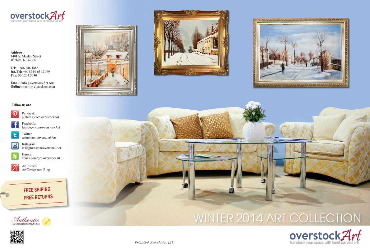 overstockArt.com Announces debut of their New Winter Art Collection Catalog