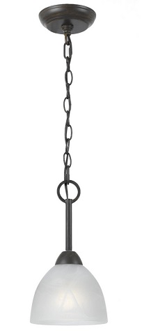 Triarch International 33289-RUST - Value 280 Mini Pendant Rust Bronze