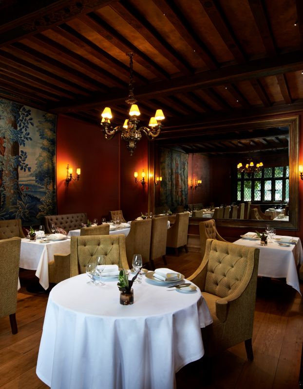 The Tudor Room Restaurant at Great Fosters Hotel