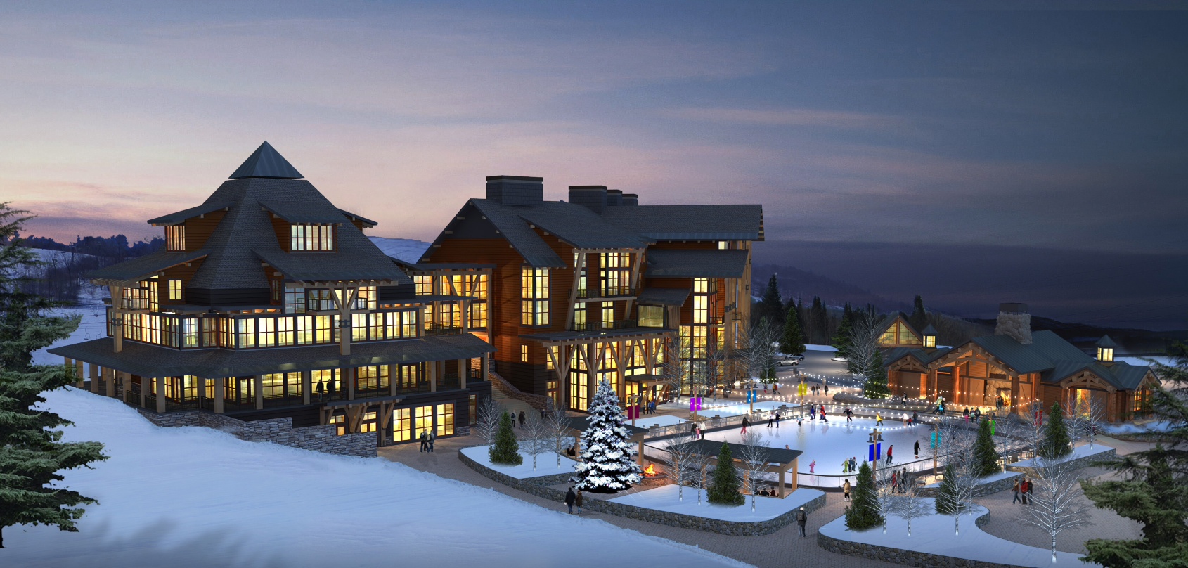 Additional View of Spruce Peak Rendering