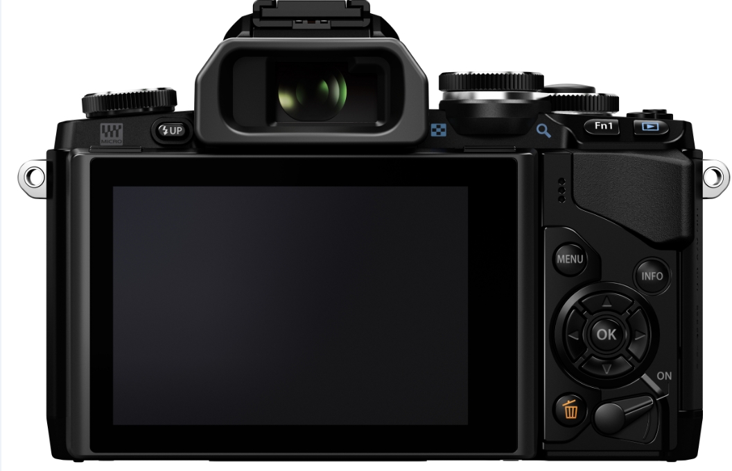Olympus E-M10 Mirrorless Micro Four Thirds Digital Camera - Back