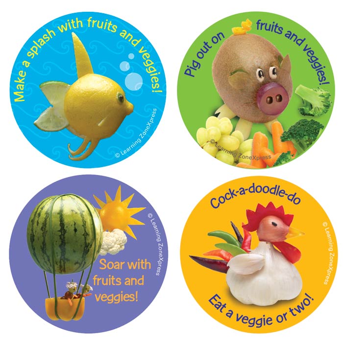 Foodscapes® Fruit & Veggie Stickers