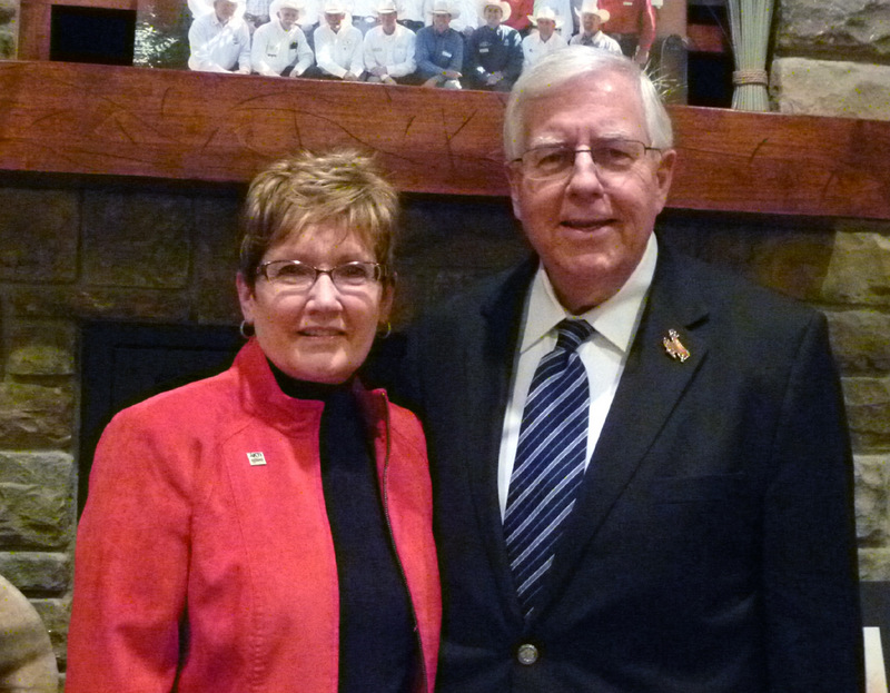 U.S. Senator Mike Enzi and Jan Billeb