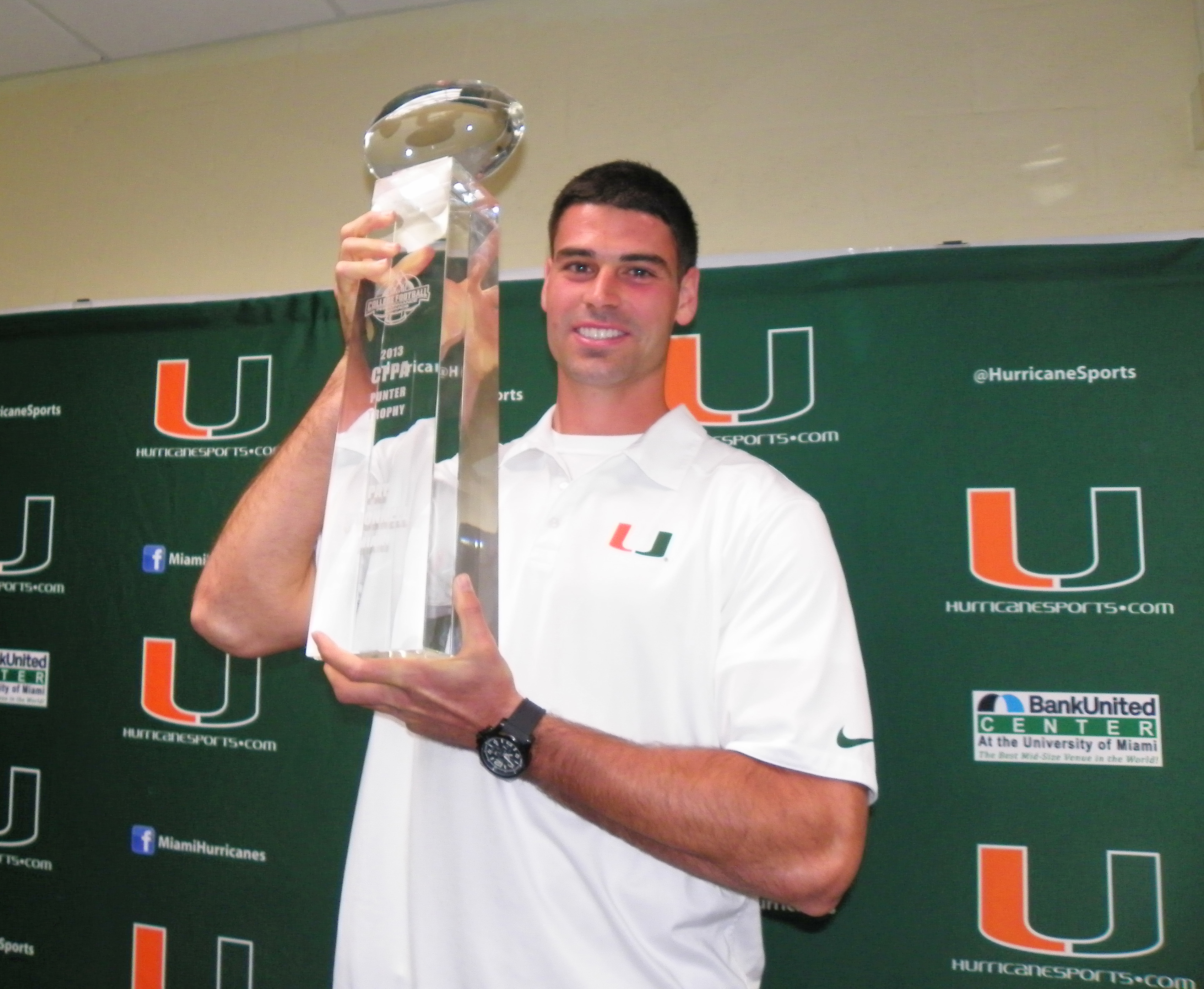 Pat O'Donnell - 2013 CFPA Punter Trophy