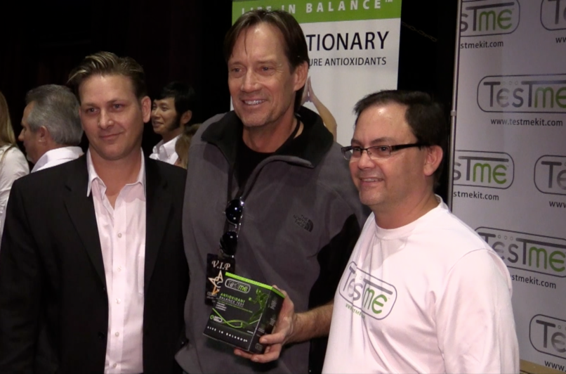 Kevin Sorbo at an American Music Awards Event With Fluitec CEO Frank Magnotti and COO Brian Thompson