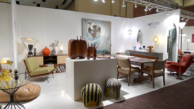 Reform Gallery Exhibit. Photo courtesy of Palm Springs Modernism Show & Sale.
