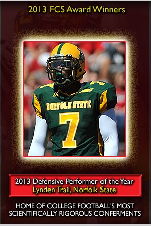 Lynden Trail - 2013 CFPA National Defensive Performer of the Year