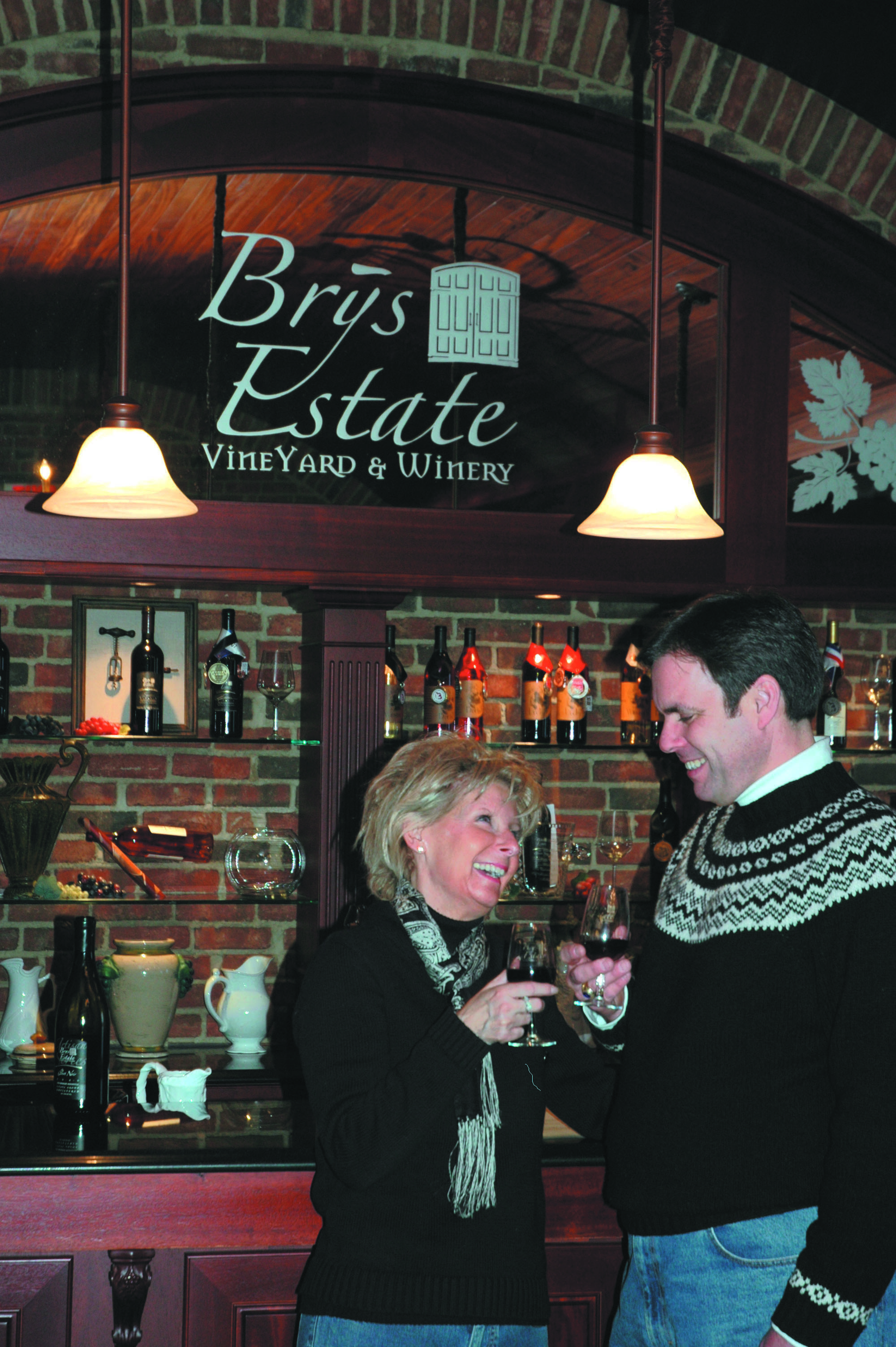 Winter wine-tasting at Brys Estate Winery