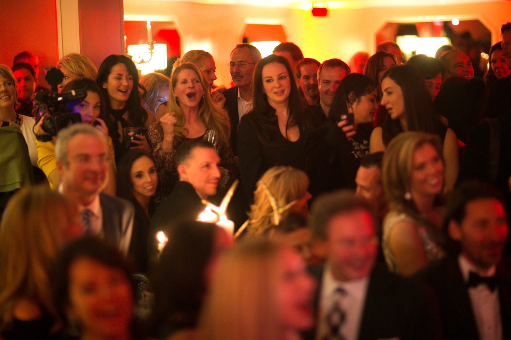 The Landing’s Grand Ballroom filled with VIP guests for the Lake Tahoe red-carpet party © The Landing Resort & Spa