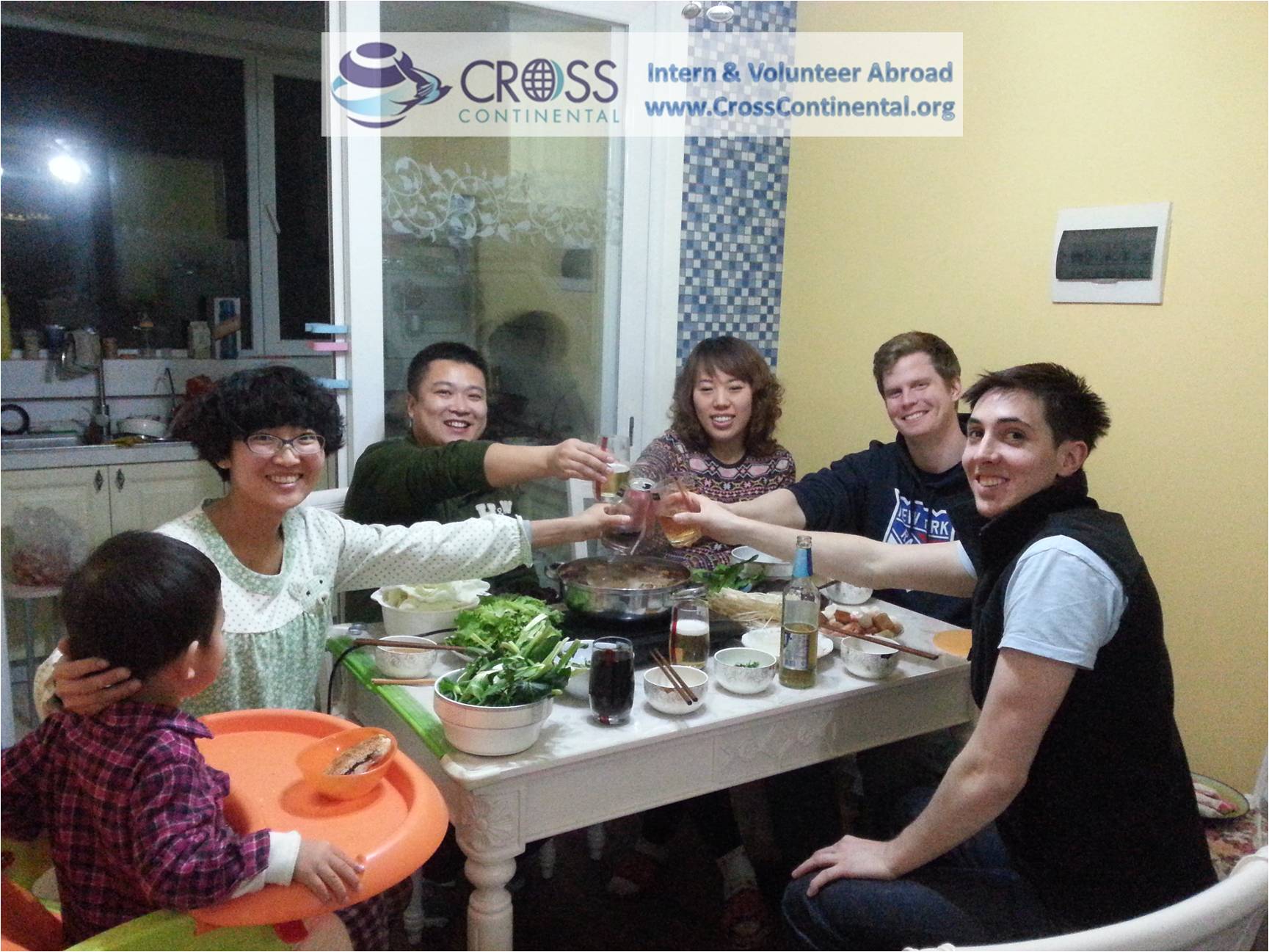 Volunteer Travellers Spending Chinese New Year in China with Chinese Host Families