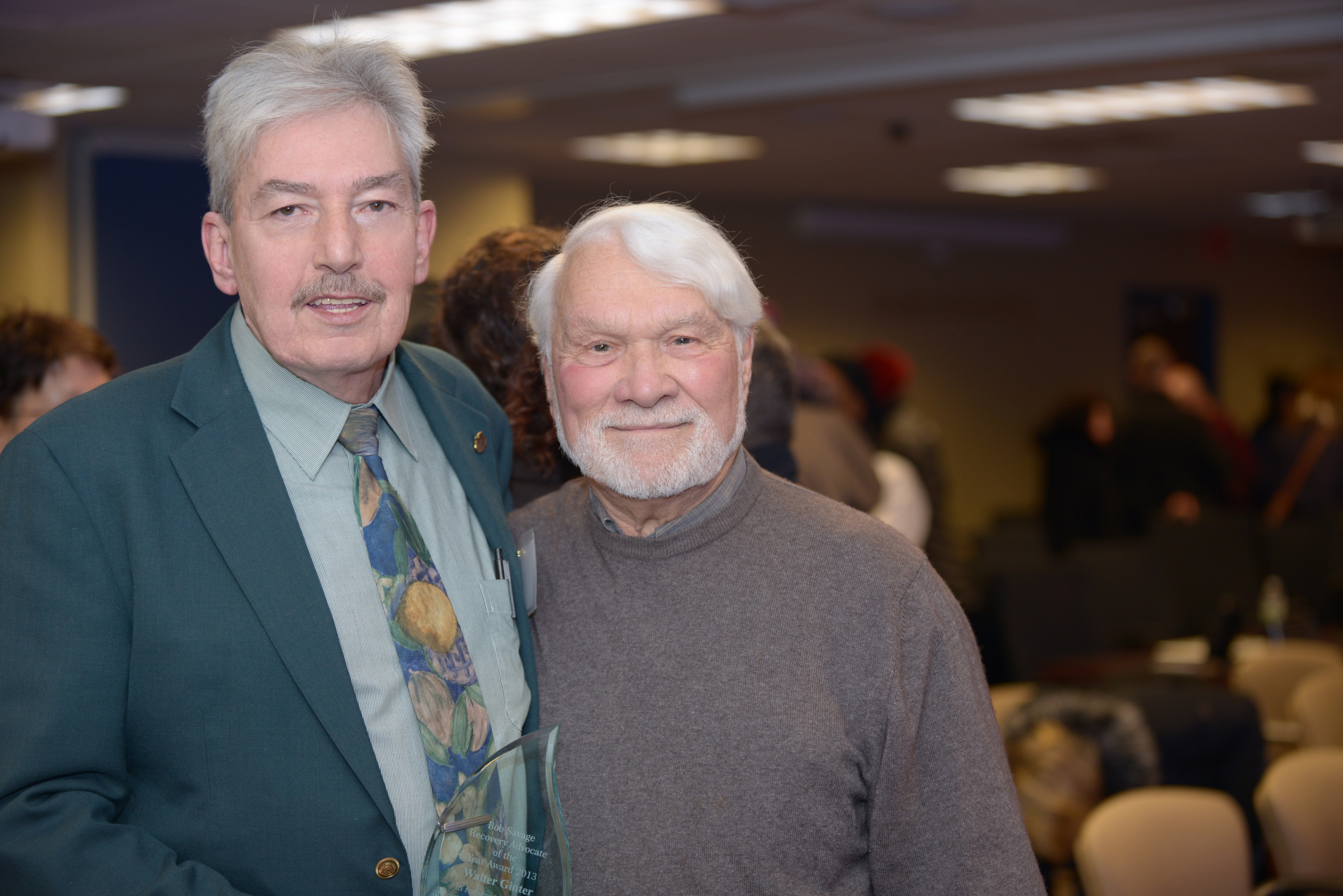 Walter Ginter, MARS Project Director with Bob Savage, CCAR Founder
