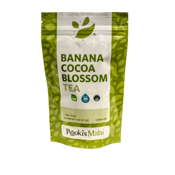 Pooki's Mahi Award-Winning Banana Cocoa Blossom Tea