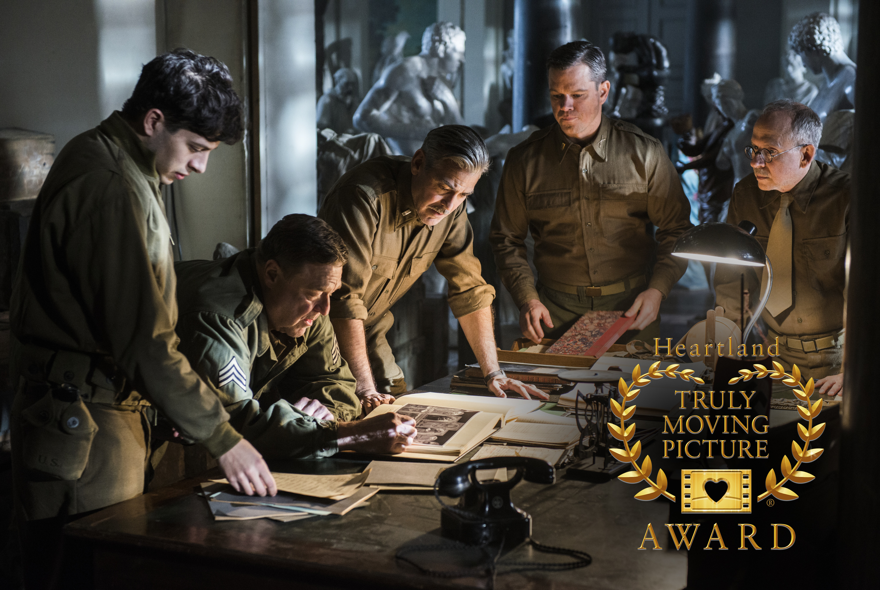 "The Monuments Men" honored with Truly Moving Picture Award.