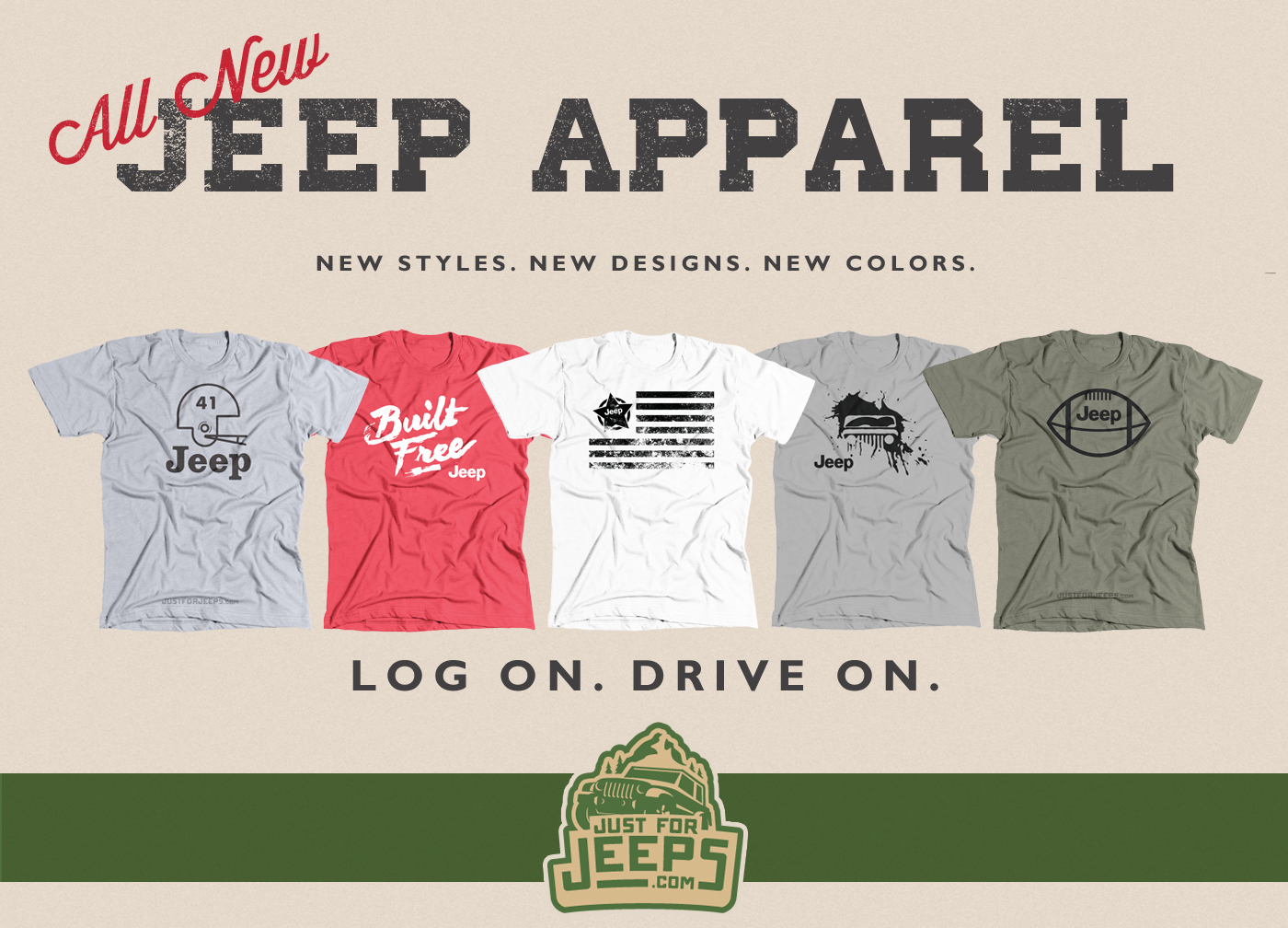 JustForJeeps.com Announces Exclusive Jeep Apparel